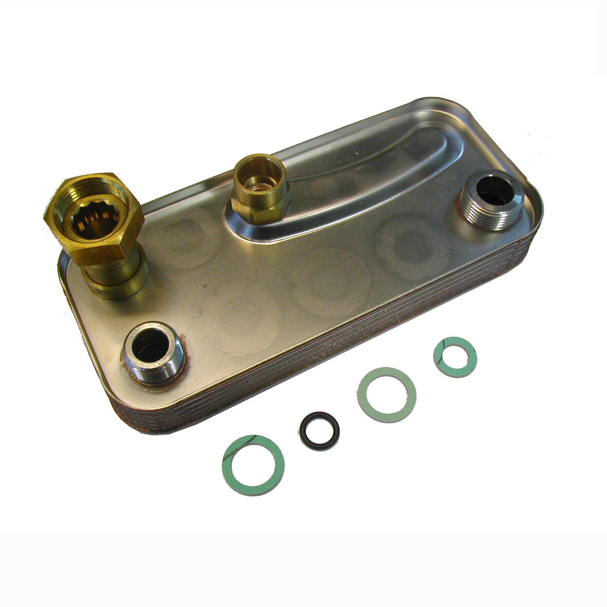 scambiatore grigio con guarnizioni