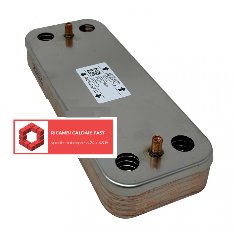 Scambiatore sanitario a piastre caldaia Vaillant 0010028954 VMW 18/24 AS/1-1