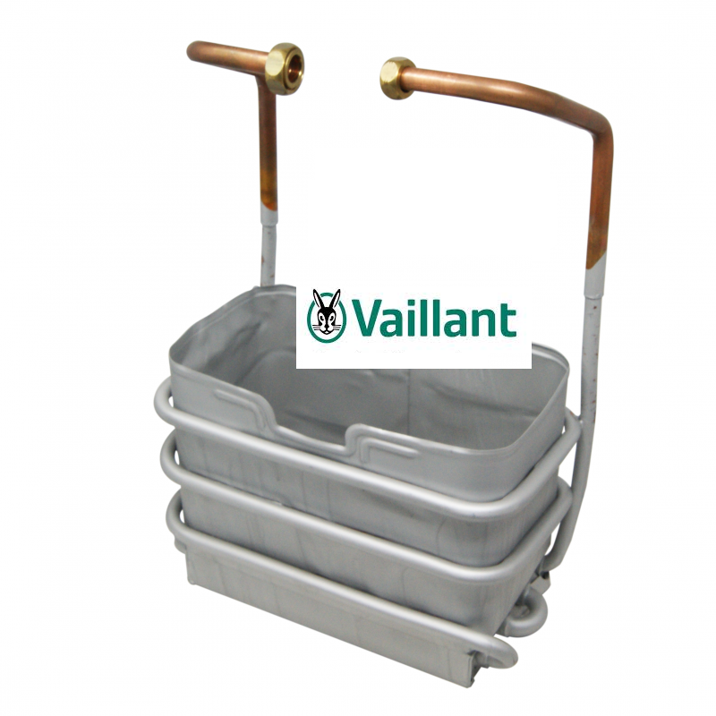 scambiatore in rame con attacchi 1/2"-3/4"