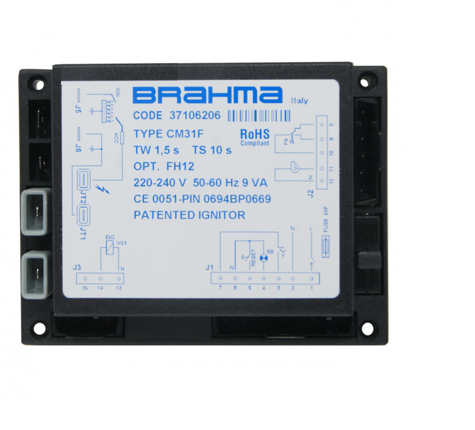 scheda nera con etichetta bianca