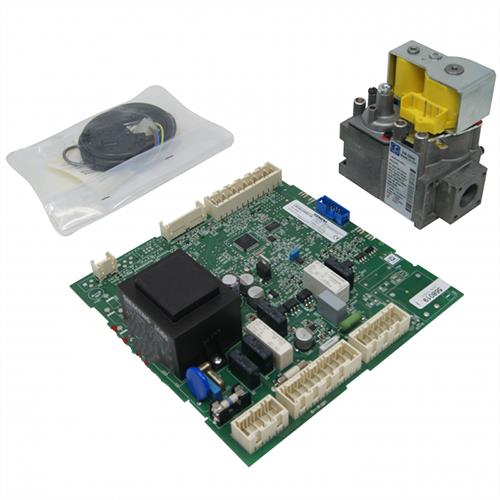 scheda elettronica piu valvola gas e cablaggio