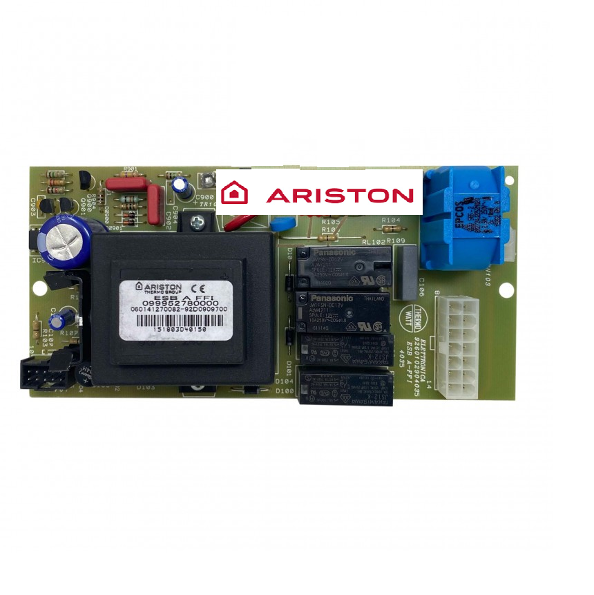 scheda verde con moduli elettronici