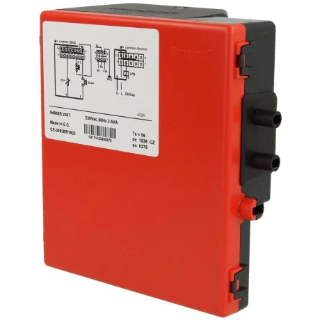 scheda honeywell rossa quadrata