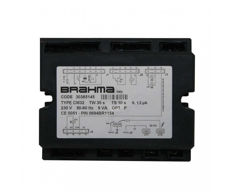 scheda nera con etichetta bianca