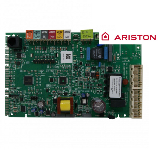 scheda verde con moduli elettronici
