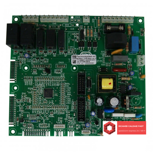 Scheda elettronica Technosystem srl AB07B per caldaia Beretta R10029586 ex R10027980
