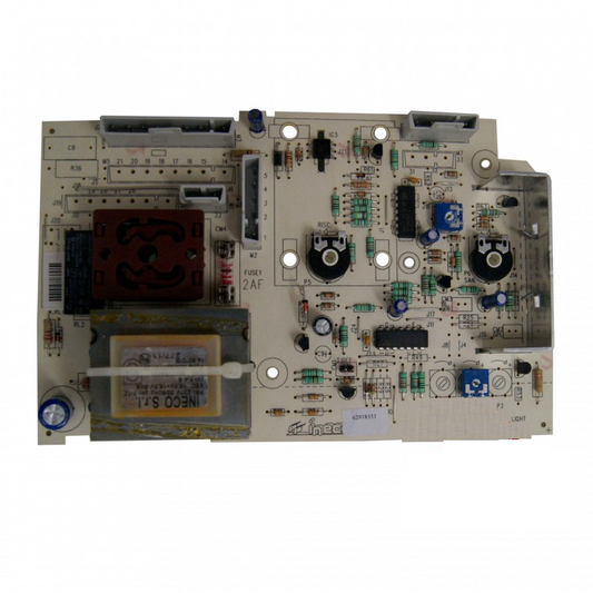 scheda avorio con display