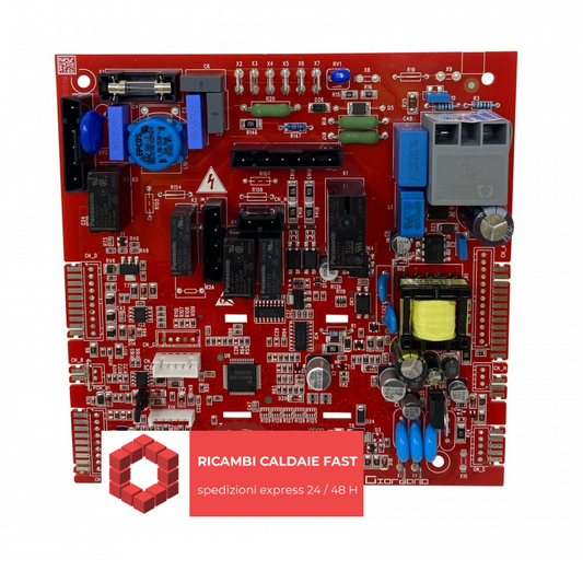 scheda caldaia modulazione rossa gruppo giordano per caldaie Fondital