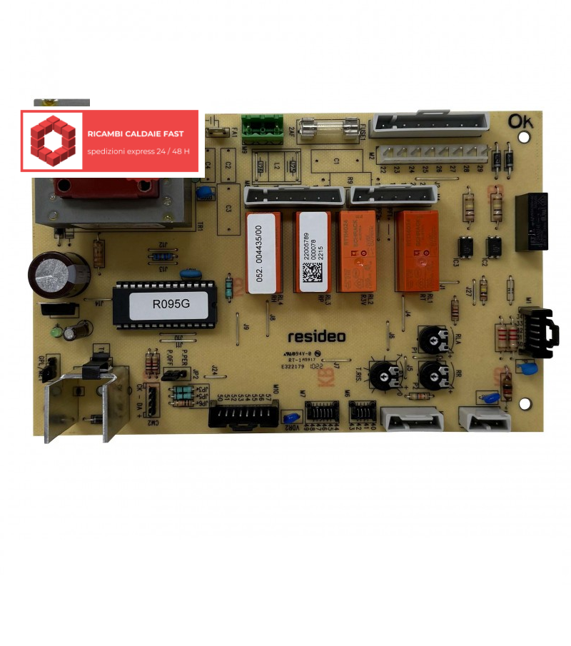 Scheda R095G Hermann Saunier Duval H052004435 per caldaie Spazio Tekno 24 SE, Spazio Zero Tekno 24 e 30.