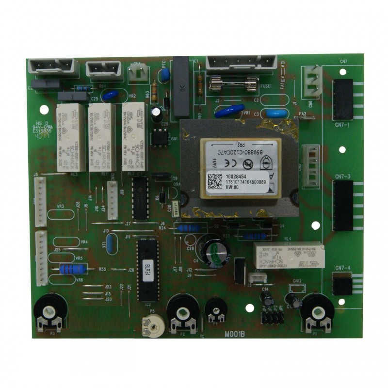 scheda elettronica gestione caldaia Riello CP06N 230 V 50 Hz verde