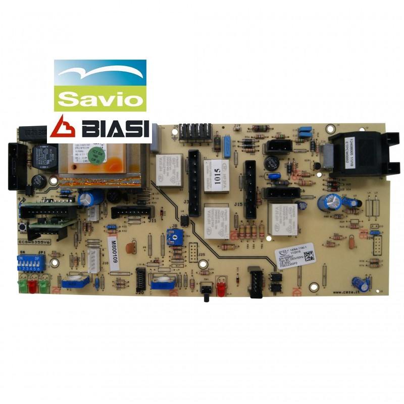 scheda avorio con cablaggi