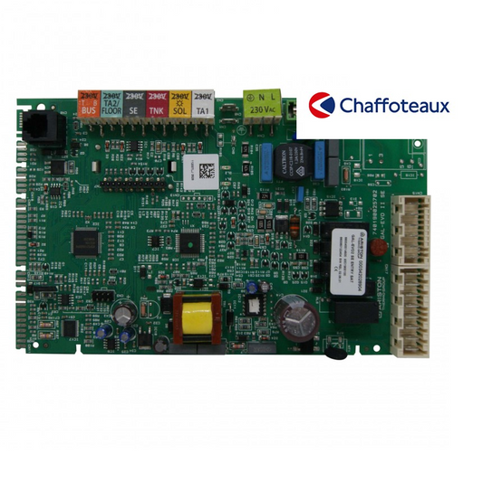 scheda elettronica verde per caldaia chaffoteaux