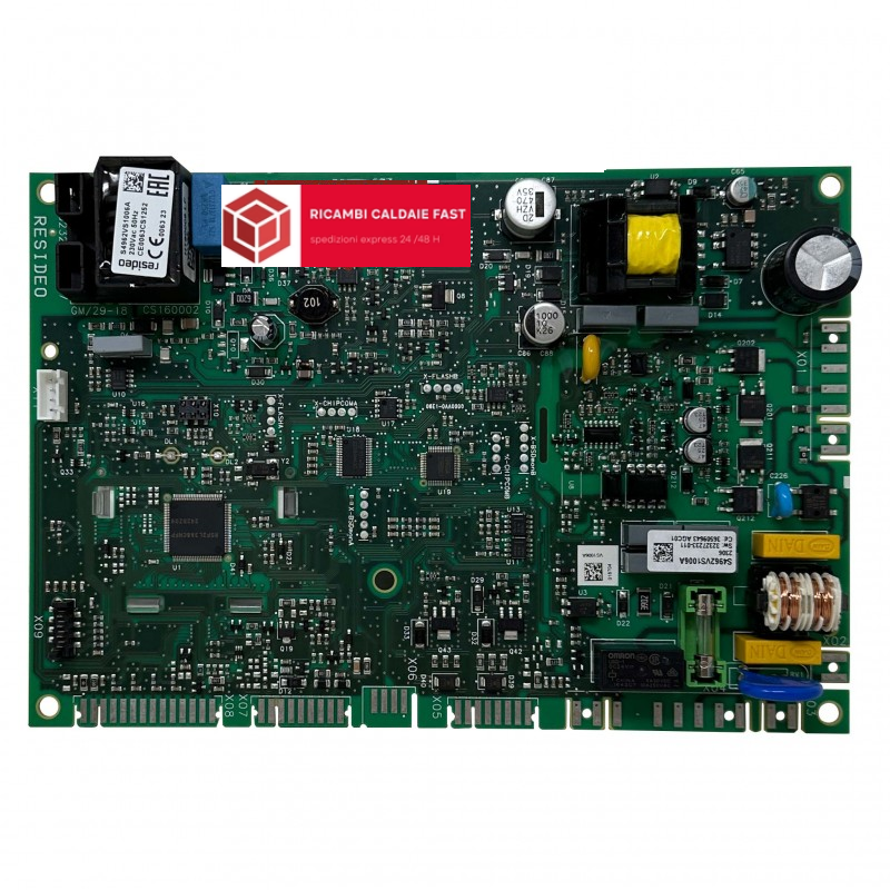 Scheda verde Resideo per caldaia Ferroli 3981C051