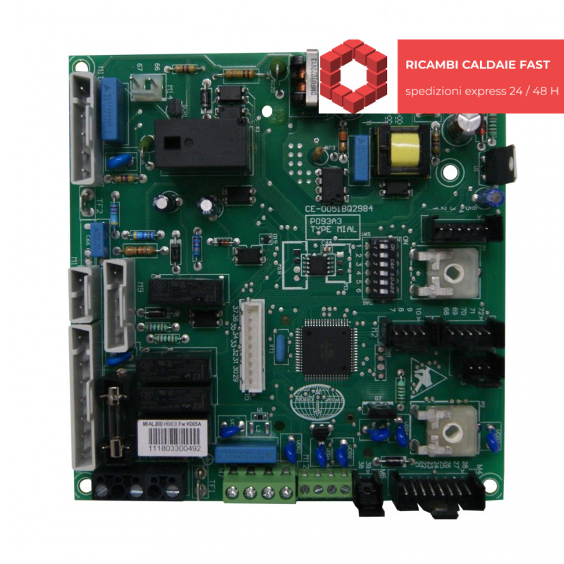 scheda elettronica verde per caldaie Baltur