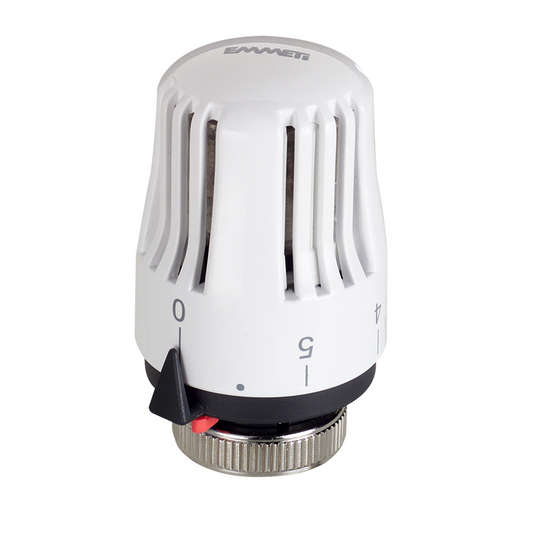 testa per valvola termostatica termosifone bianca emetti