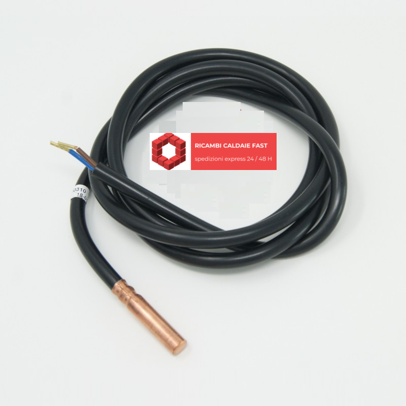 Sonda ntc nera con cavo per Boiler