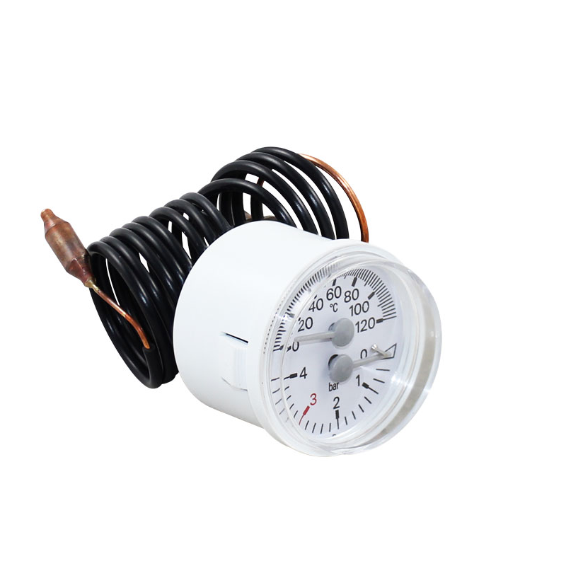 Diametro 43 mm con gradi 0 - 120 ° , con pressione 0 - 4 bar