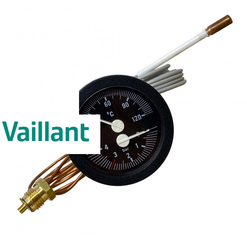 termomanometro nero rotondo