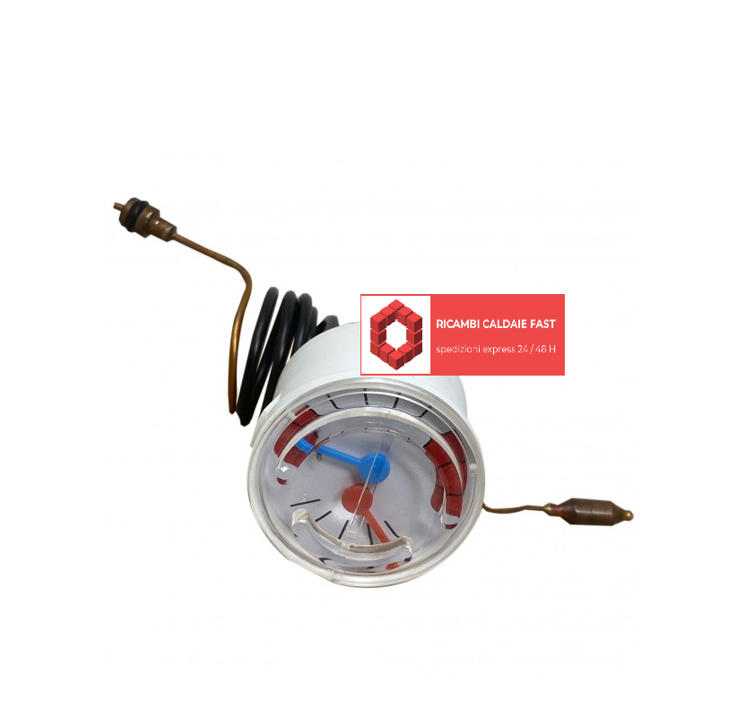 termomanometro rotondo bianco