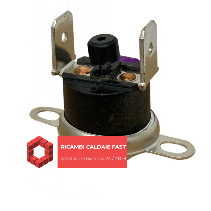 Termostato clicson 120 ° a riarmo manuale