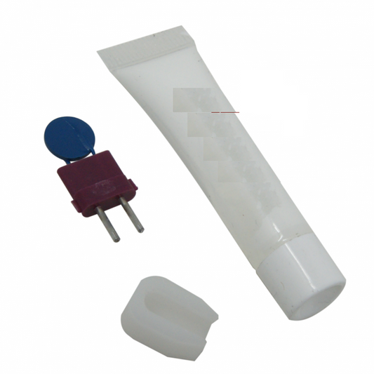 termostato viola con grasso