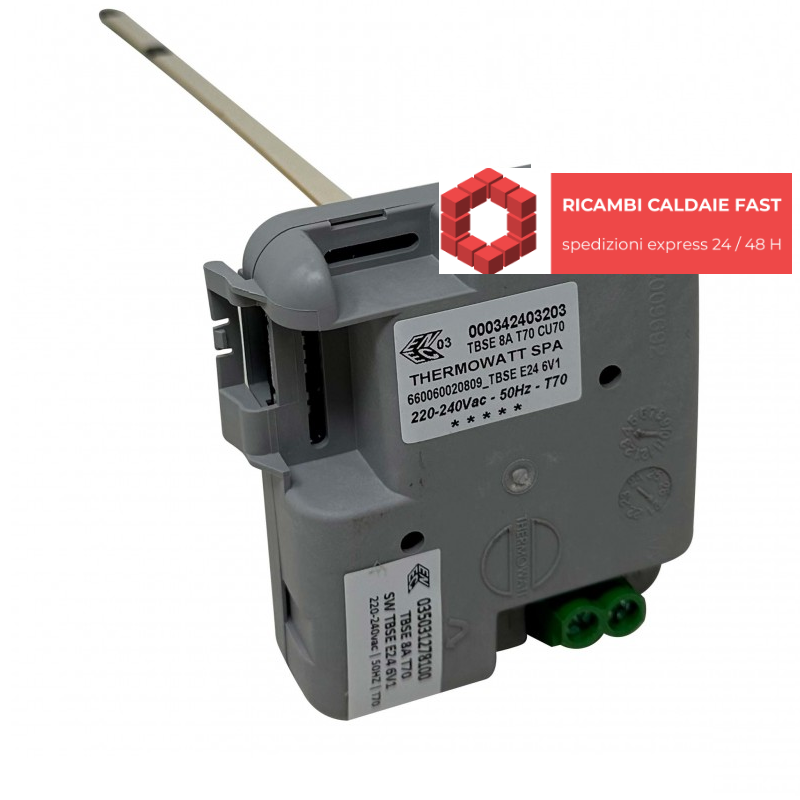 TBSE 8A T70 CU70 THERMOWATT SPA 660060020809 TBSE E24 6V1 220-240 Vac 50 Hz T70
