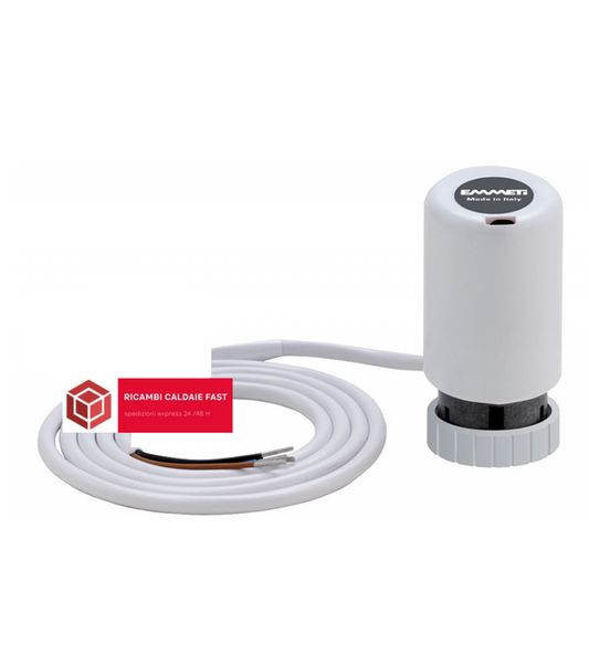 testa bianca elettronica con cavo