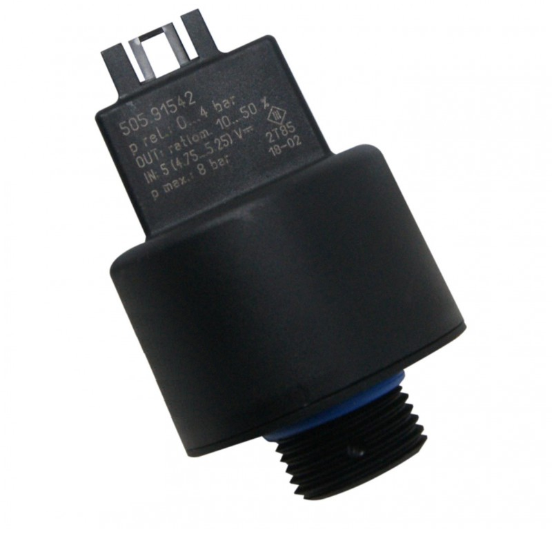 Trasduttore nero Huba 505.91542 filettato