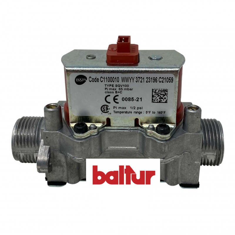 Valvola gas B&P SGV100 C1100010 per caldaie Baltur cod. 0004150367