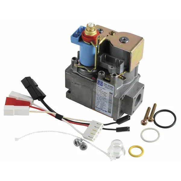 valvola gas grigia con cablaggi