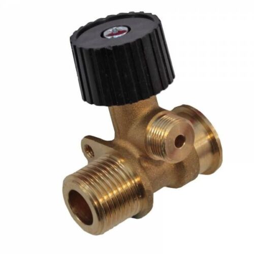 rubinetto ottone con manopola nera