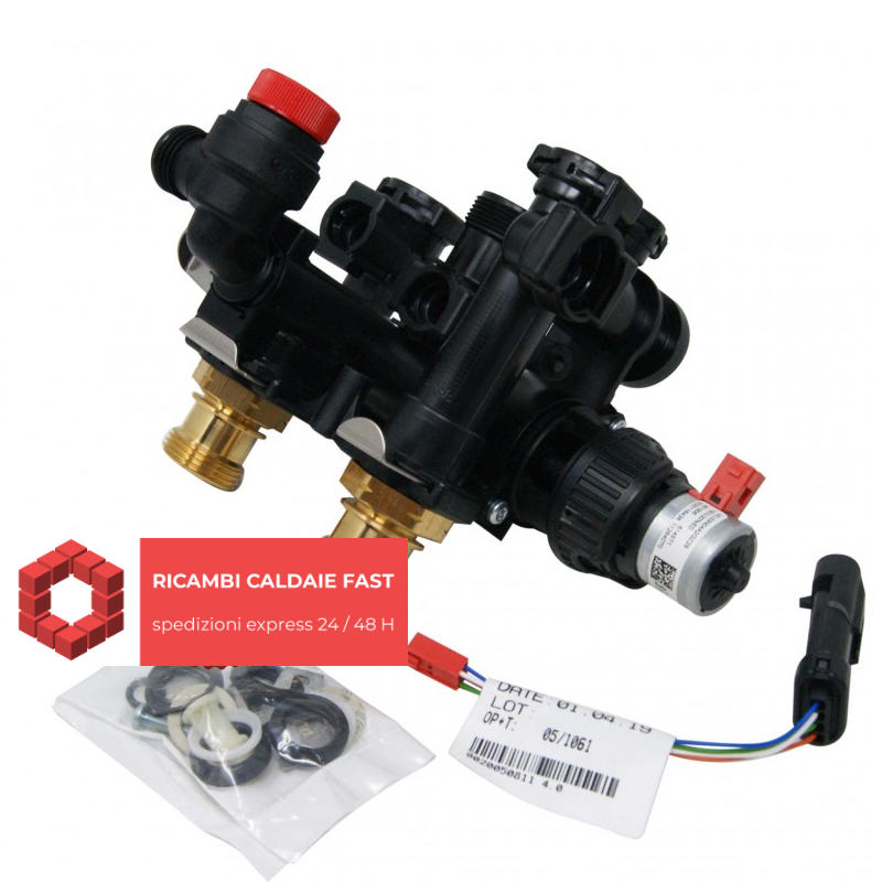 valvola deviatrice completa per caldaie Hermann Saunier Duval 0020037113