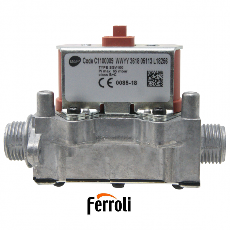 Valvola gas B&P SGV100 C1100009 per caldaie Ferroli cod. 39841320