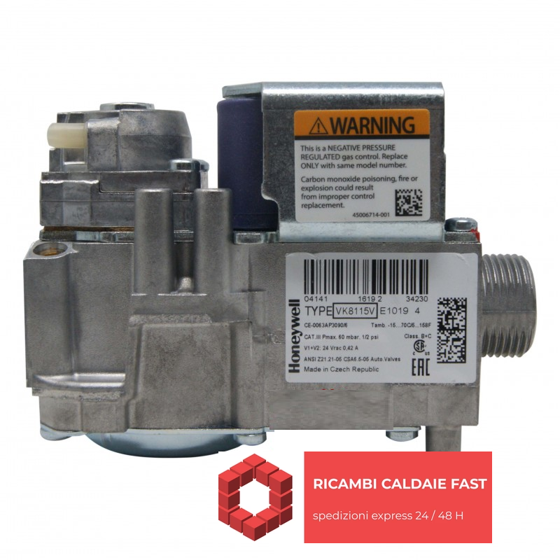 Valvola gas Honywell VK8115VE1019 24 V per Immergas
