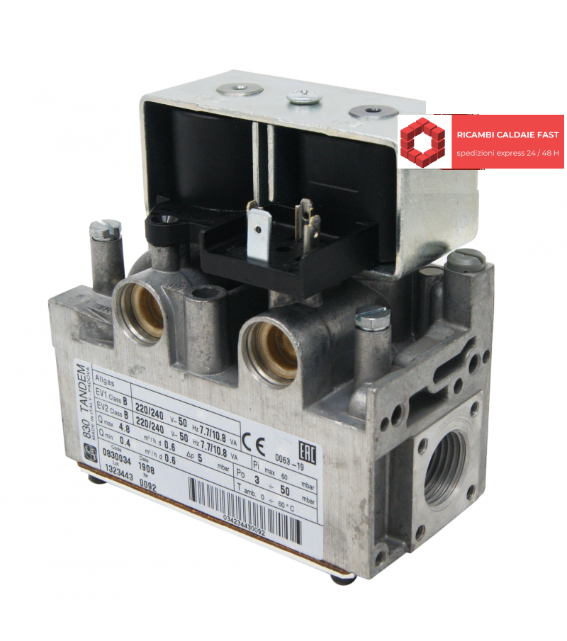 Valvola gas SIT 830 Tandem 830034 caldaie Beretta R7625