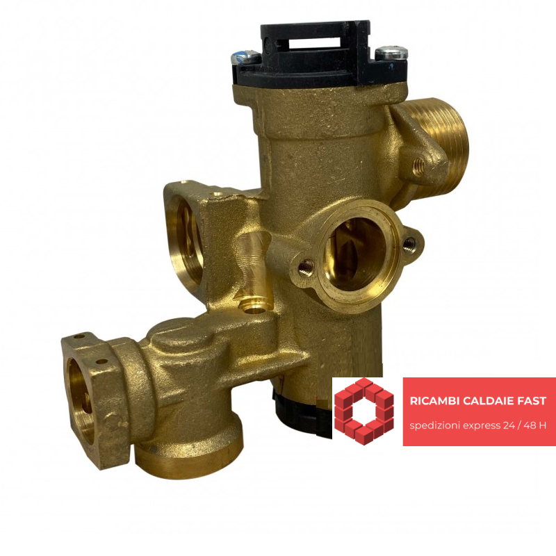 Valvola tre vie gruppo ottone per Immergas 3015562