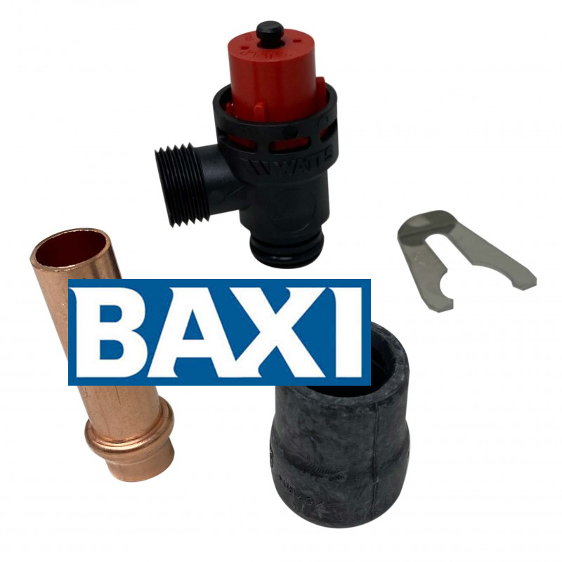 valvola sicurezza nera completa