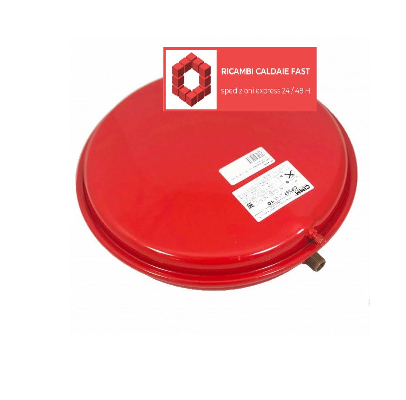 vaso rotondo rosso 10 litri