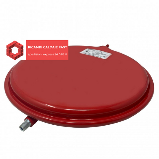 Vaso espansione rosso 6 litri con 3/8 '' d.387 mm per Baxi