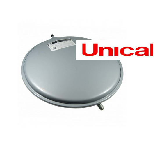 vaso espansione rotondo grigio 6 litri