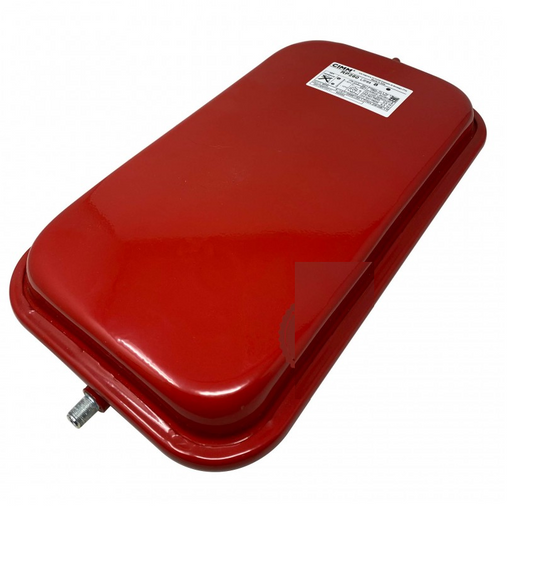 vaso espansione rosso rettangolare con attacco 3/8