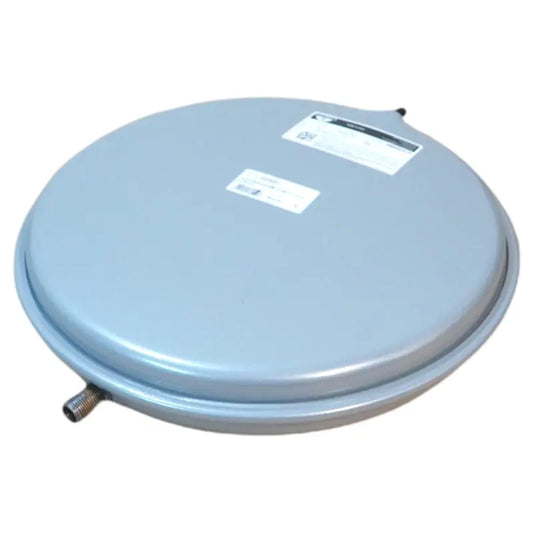 Vaso espansione 10 litri , grigio con forma circolare 416 mm attacco 3/8 '' per caldaie Immergas