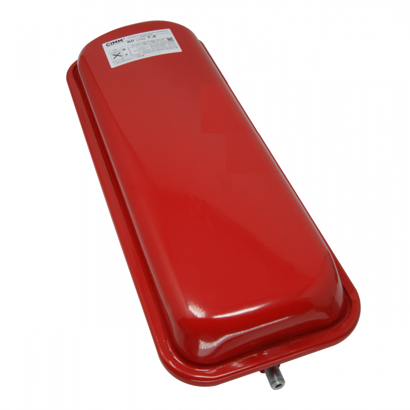vaso espansione rosso rettangolare cimm 7, 5l itri