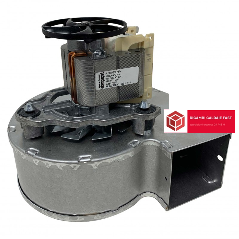 VeVentilatore EBM RL108/4200 , codice 39803090 , Ricambi Caldaie Fast