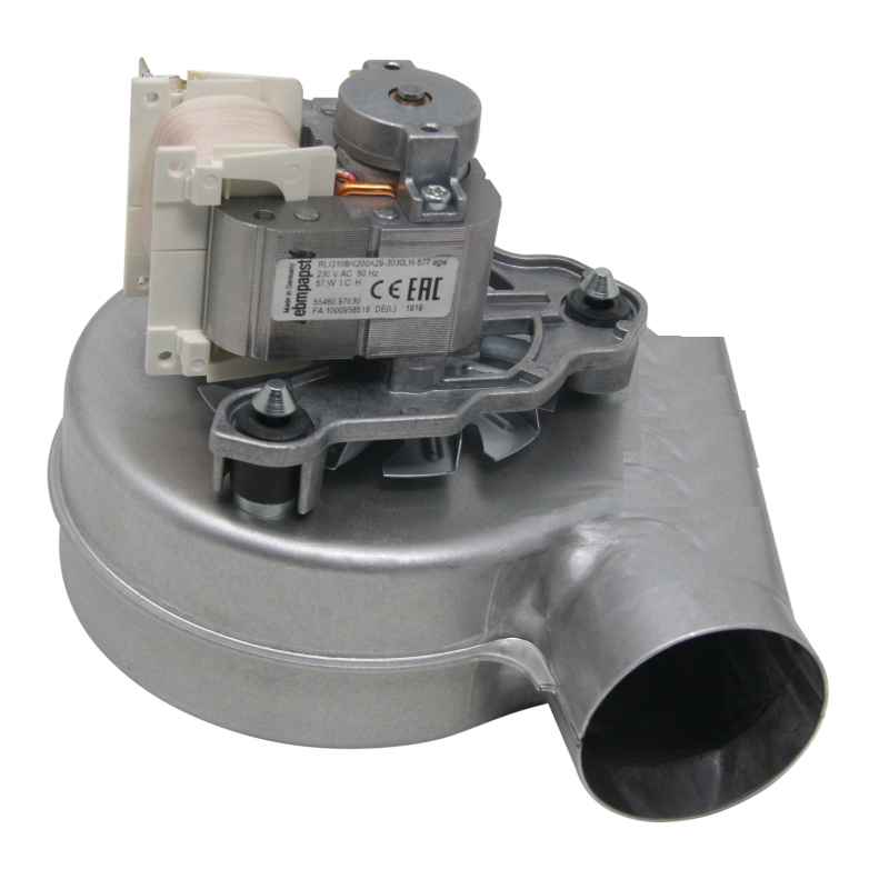 ventilatore grigio rotondo