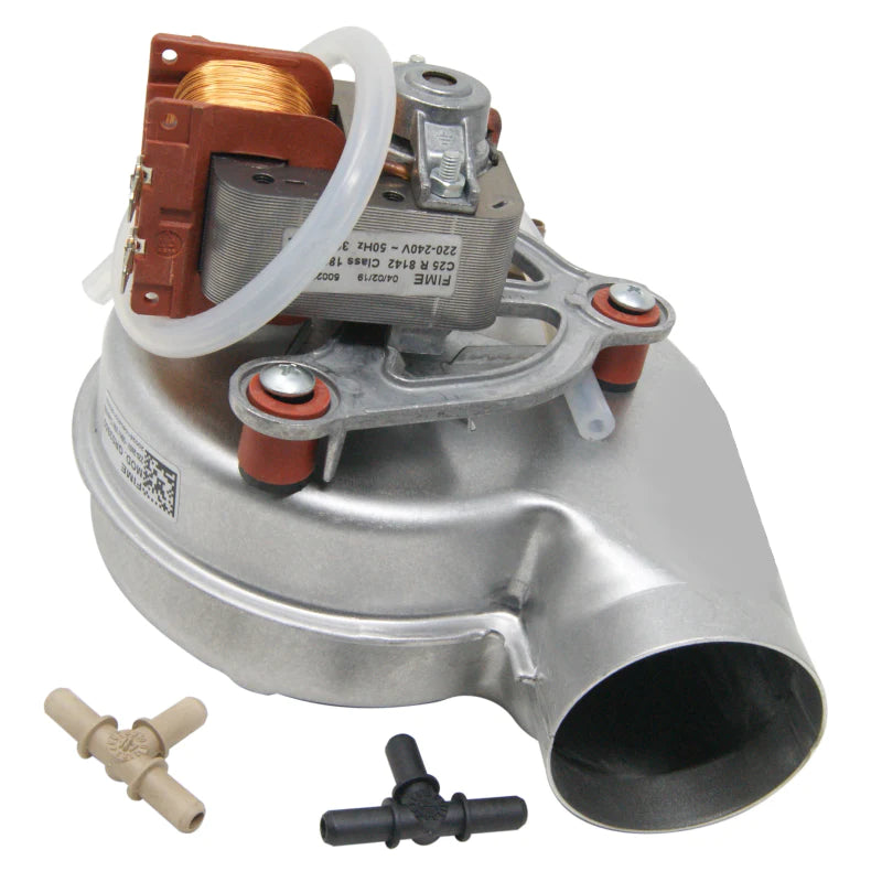 ventilatore grigio con bocca rotonda