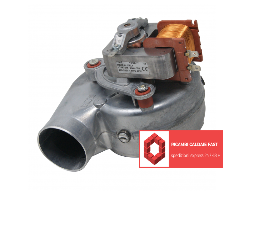 ventilatore grigio con bocca rotonda