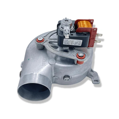 ventilatore grigio rotondo con chiocciola elettronica