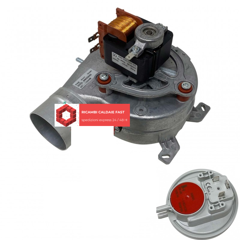 Ventilatore con pressostato per caldaie Immergas