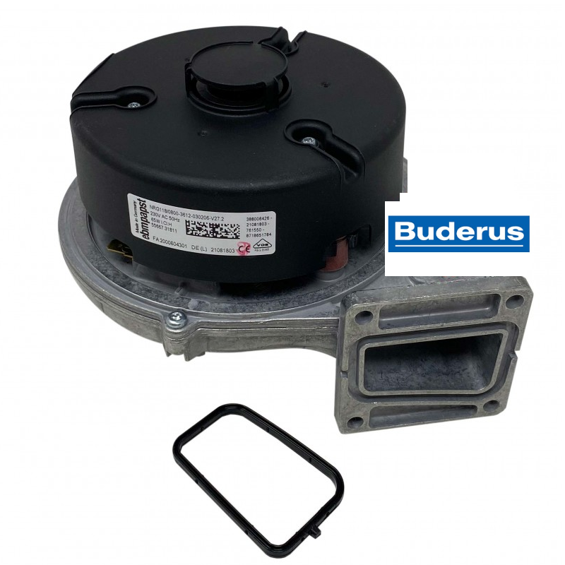 circolatore nero e grigio rotondo con guarnizione